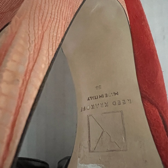 Reed Krakoff Suede and Snakeskin Sandals - Picture 15 of 15